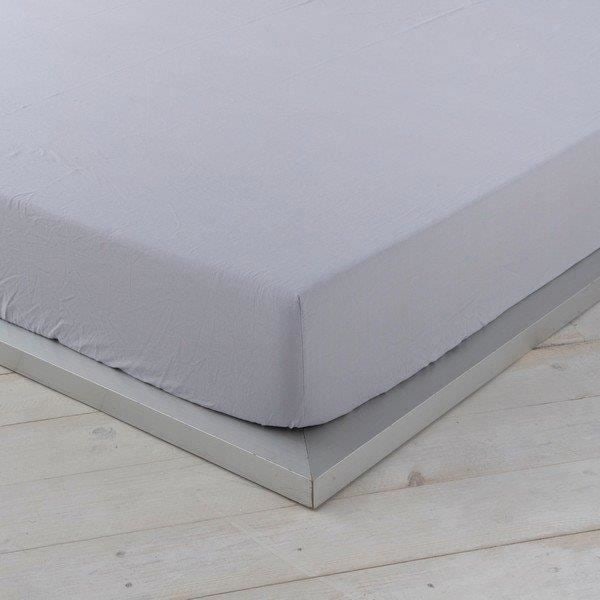 Drap housse Naturals Grå - dimensioner:Dimensioner Seng på 90 (90 x 200 cm)