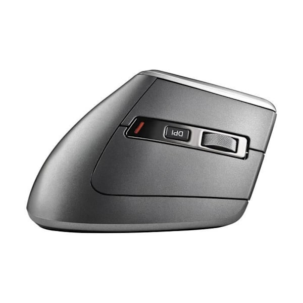 NGS EVO KARMA - Trådlös ergonomisk mus, uppladdningsbar, tysta knappar och hjul, justerbar optisk sensor 800-1200-1600-3200