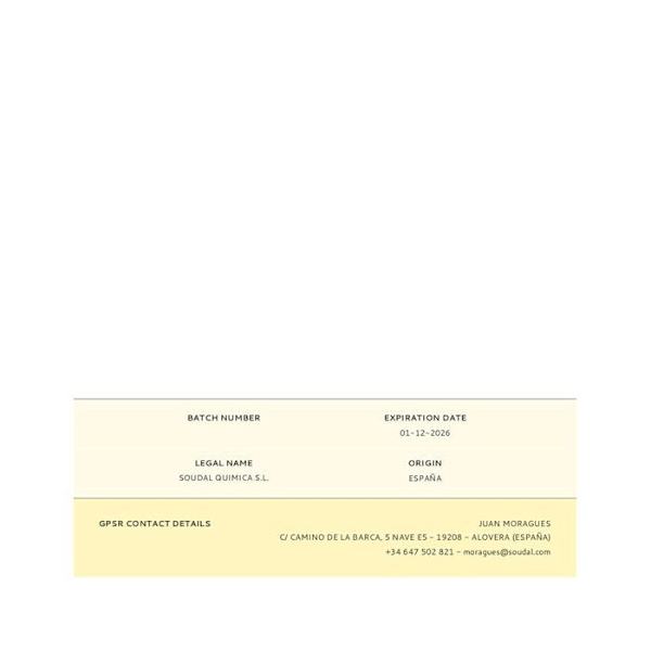 Universal aluminium silikone 280 ml Soudal