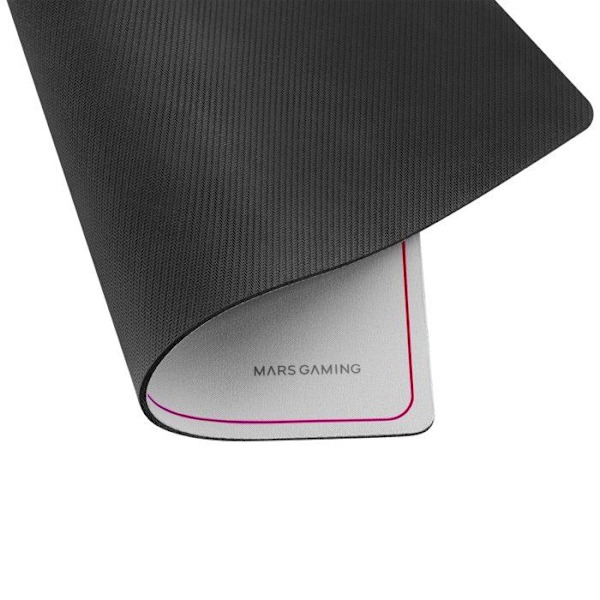 Musemåtte - Mars Gaming - MMP124 - 36x26cm - Regnbuekant - Skridsikker base