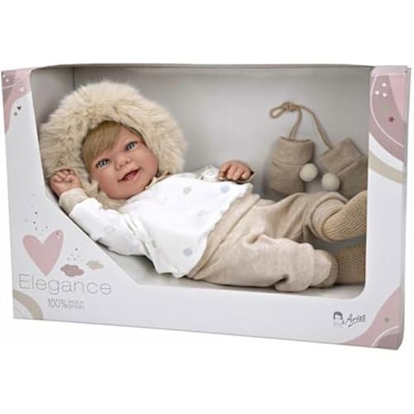 Leksak - ARIAS - ELEGANCE 45 cm ZOE ROSE - Flerfärgad - Inkluderar manoplas - För barn från 3 år Flerfärgad