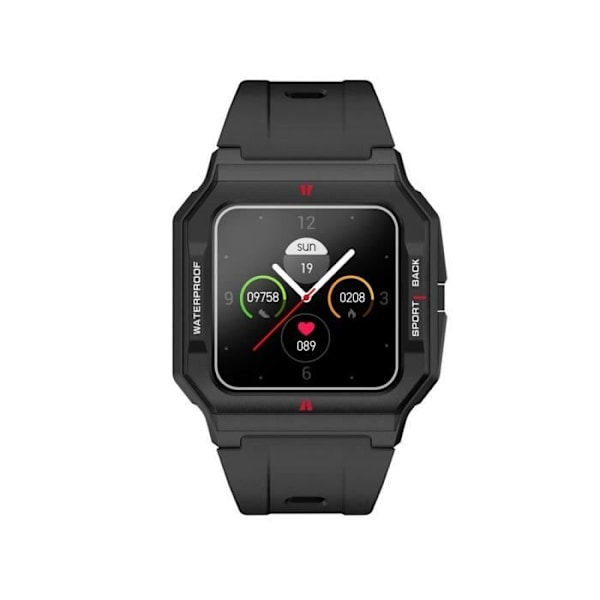 Älykello - Radiant - RAS10503 L.A. - Musta ja vaaleanpunainen kotelo - 41 mm - Bluetooth 4.0
