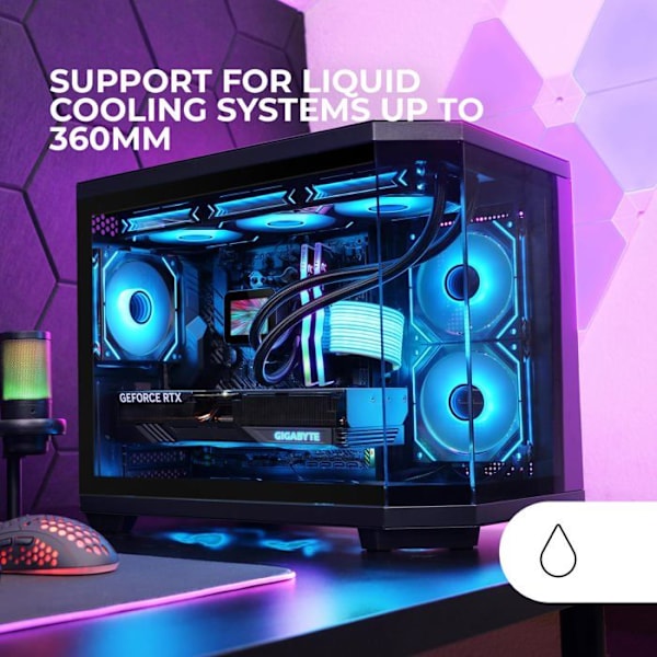 MARS GAMING Mini Tower Chassi
