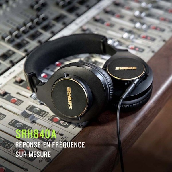 Hovedtelefoner - Shure - SRH840A - Kablet - Circumaural - Støjisolering