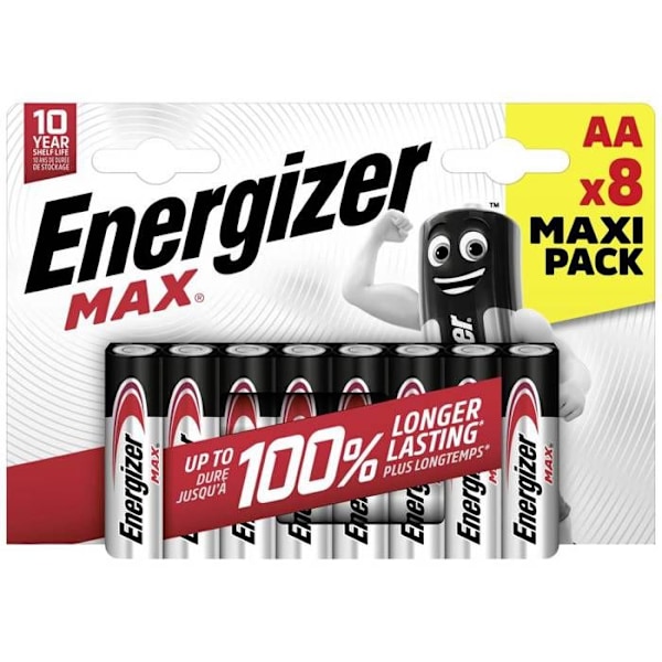 ENERGIZER Max Paristo AA LR6 8 pakkausta Ekologinen - 437727
