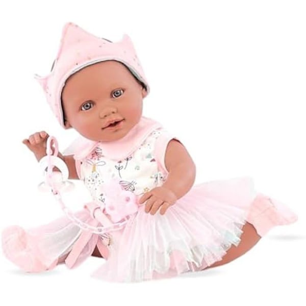 Flerfärgad leksak - BERJUAN - BABY MARIANNA LLORON 38 MULATA PRINCESS - 38 cm - För baby - Blandat Flerfärgad