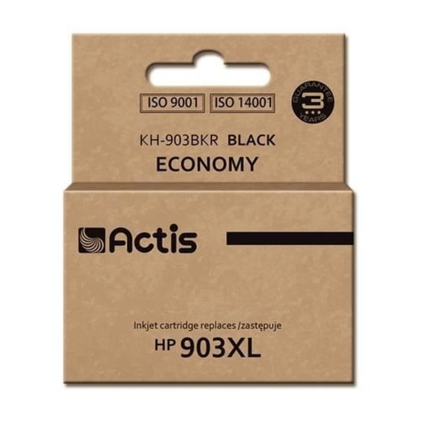 ACTIS KH-903BKR MUSTE KASSETTI 1 KPL YHTEENSOPIVA KORKEA TUOTTAVUUS