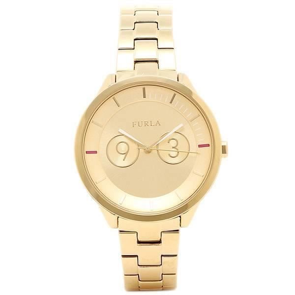 Kello - Furla - R4253102504 - Kvarts - Analoginen - Tyylikäs gyllene