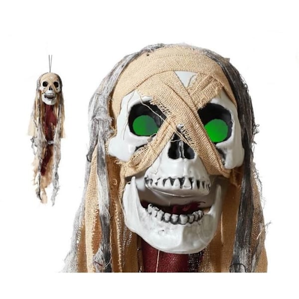 Skeletdekorationsophæng - ATOSA - 75 cm - Hvid - Plastik - Harpiks - Indendørs - Unisex - At hænge op