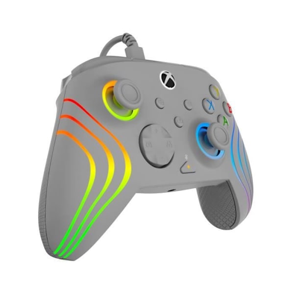 TURTLE BEACH Spelkontroll - Xbox Series X|S, Xbox One och PC - Afterglow Wave - RGB Trådad Grå Grå
