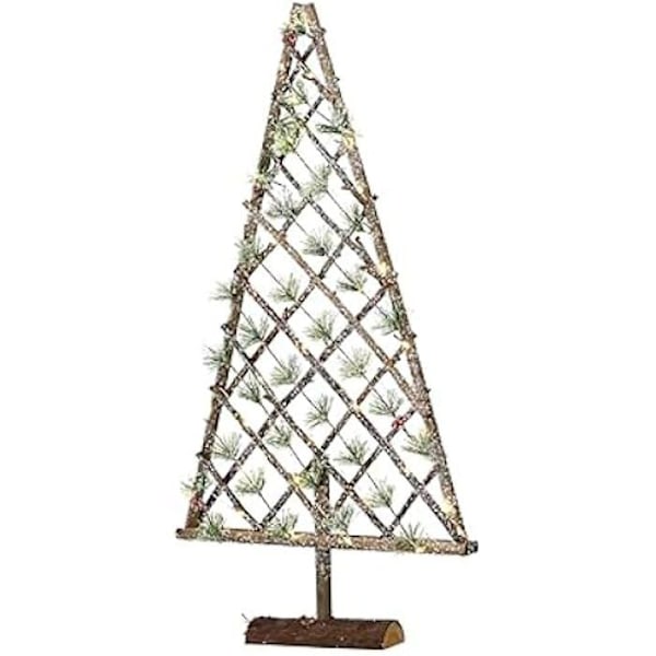 Koriste - KAEMINGK - Luonnonpuupuu - Micro LED - 80 cm - Lämmin valkoinen Natur/Varmvit