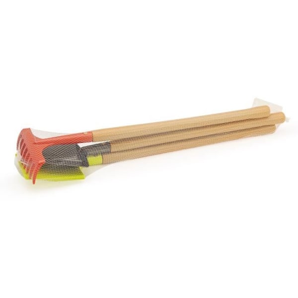 Filet med 3 store haveværktøjer - ECOIFFIER - 4338 - Lad os forberede jorden - 70 cm Flerfärgad