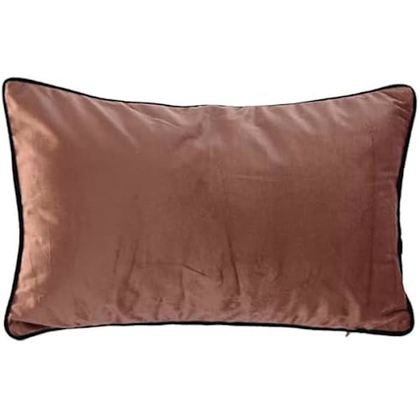 Pude - HOME ESPRIT - Lyserød - 50 x 30 cm - Rektangulær - Indendørs Flerfärgad