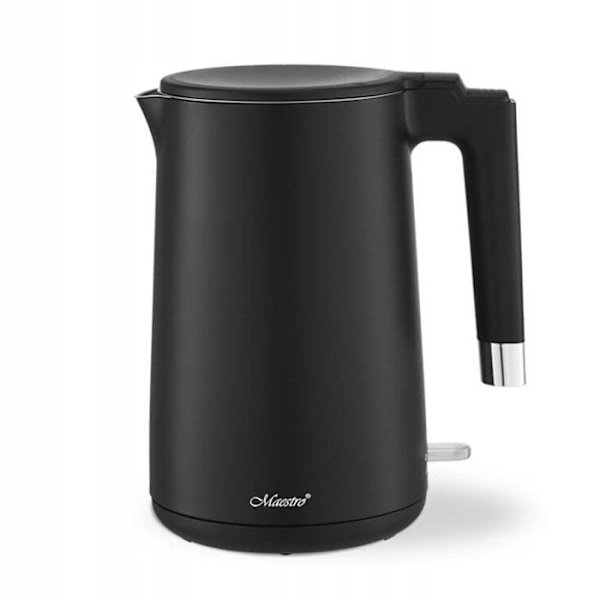 Elektrisk vattenkokare - Maestro - MR-026 - 1800W - 1,7L - Svart svart