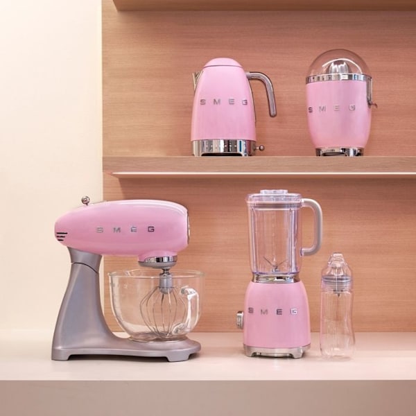 Citruspresser - SMEG - CJF11PKEU - 70 Watt - Anti-dryp tud - Tritan Renew Rosa
