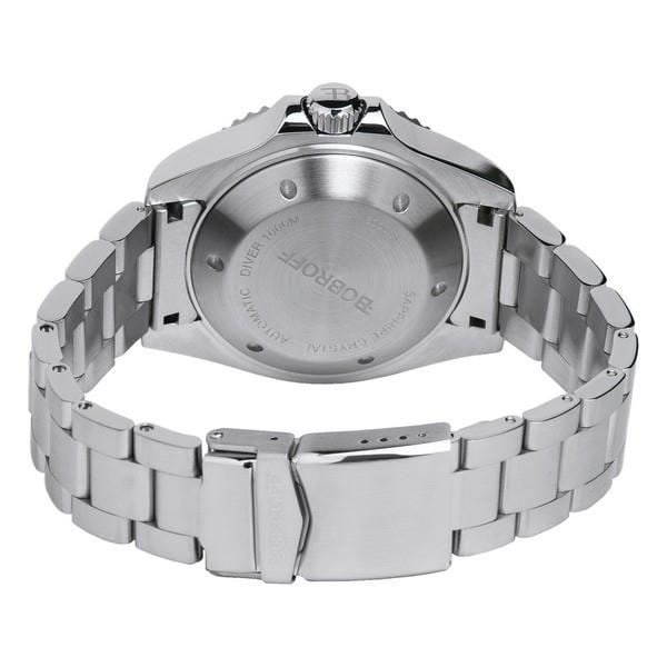 Ur - Bobroff - Herre - Automatisk - Sølv - 44 mm - Rustfrit stål Silver