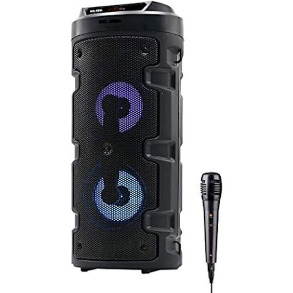 Elbe ALTAVOZ Bluetooth PORTATIL 10W Con MICROFONO SD+US Sort