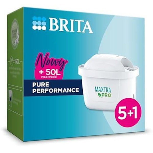 BRITA MX+ Pro - Suodattimet karahviin - 6 kpl - Monivärinen mångfärgad