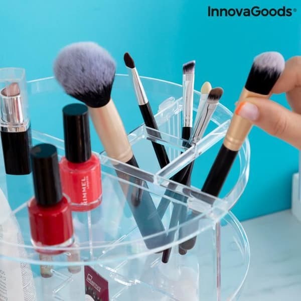 Makeup Organizer - InnovaGoods - Rolkup - 360° Rotational - Practical - Elegant Design