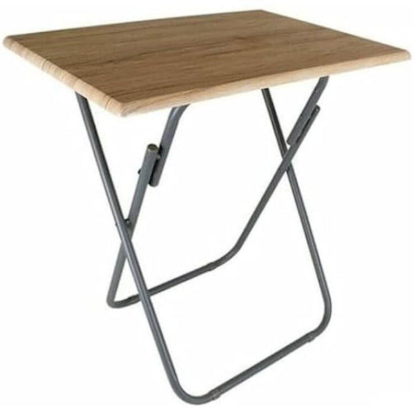 Foldebord - CONFORTIME - 73 x 52 x 75 cm - Massivt træ - Flerfarvet - 2 enheder Flerfärgad