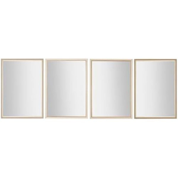 Seinäpeilit - HOME ESPRIT - 4 kpl setti - Polystyreeni - Monivärinen - 70 x 97 cm Flerfärgad