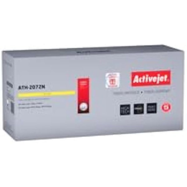 Toner - ACTIVEJET - ATH-2072N - Kompatibel med HP 117A 2072A - Gul - 700 Sidor