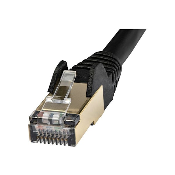StarTech 6ASPAT7MBK netværkskabel 7 m Cat6a S/UTP [STP] Sort (Kabel - Sort CAT6a Ethernet-kabel 7m) - 0065030881609