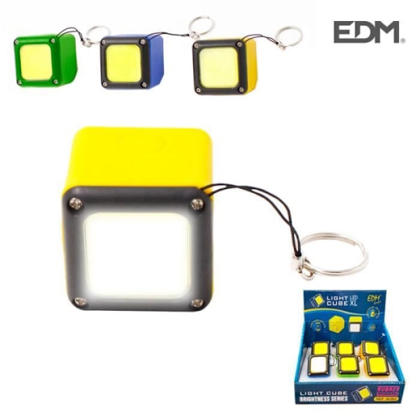 Lommelygte - GREENICE - COB 300Lm - Genopladelig USB - Power Bank funktion - 2 tilstande Grön, blå, gul