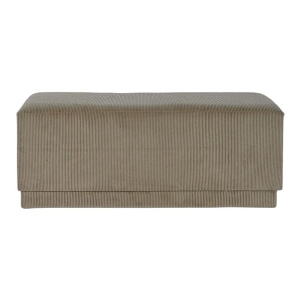 Bænksæde af polyester og MDF træ DKD Home Decor kastanj