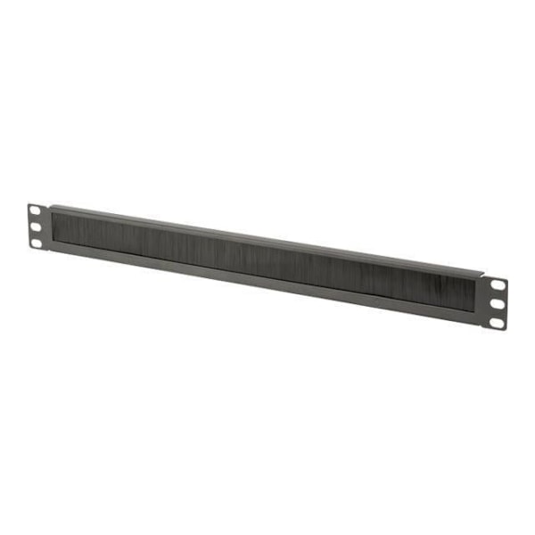 DIGITUS Professional DN-97661 Rack Cable Management Panel med børste sort, RAL 9005 1U 19"