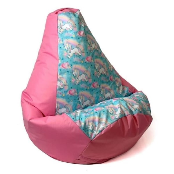 Go Gift Sac Sako pouf Imprimé pære rosa-enkeltorn L 105 x 80 cm - 5905359295129