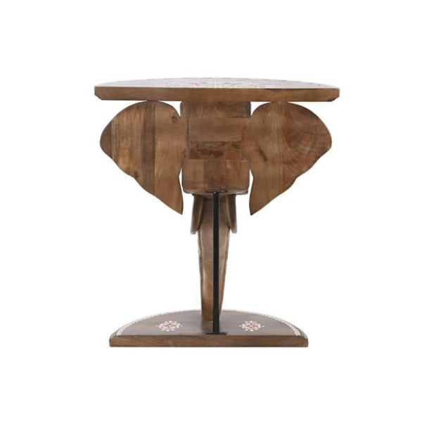 Sidebord - Flerfarvet mangotræ - Højde 78 cm