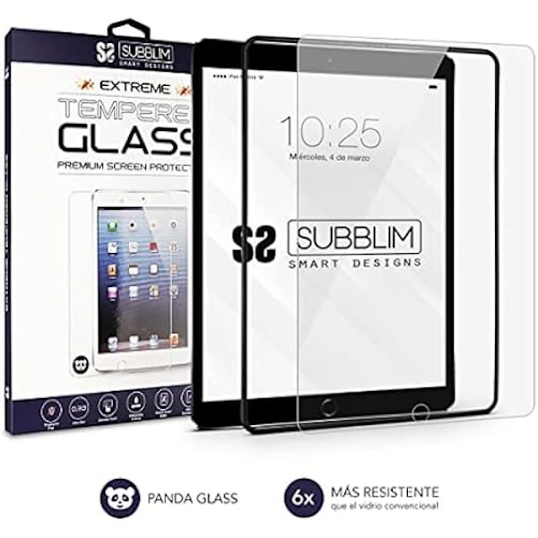 Oleofo SUB-TG-1APP002 karkaistu lasi näytönsuoja iPad Air 2019, 9H+ kovuus, erittäin ohut 0,33 mm