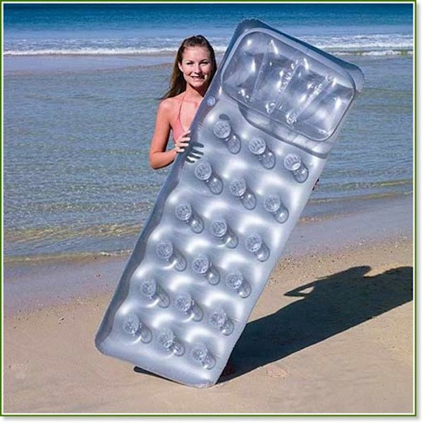 Swimming pool air mattress - BESTWAY - Grey grå