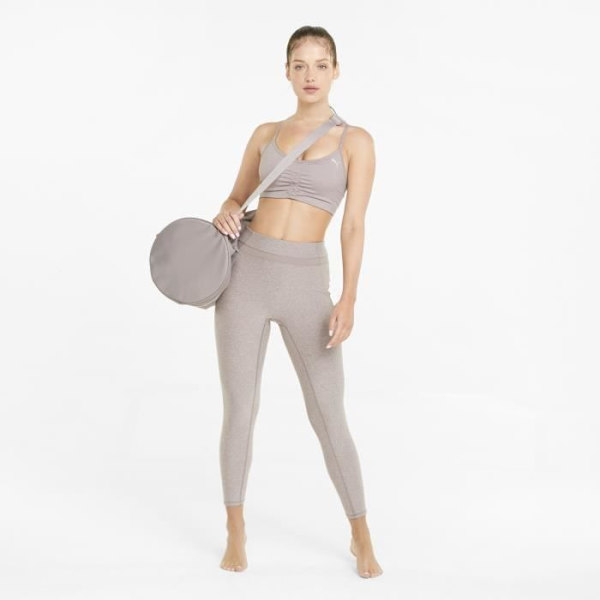 PUMA - Studio urheiluliivit - erikoisjooga ohuet ja ristikkäiset olkaimet - beige - naiset - S