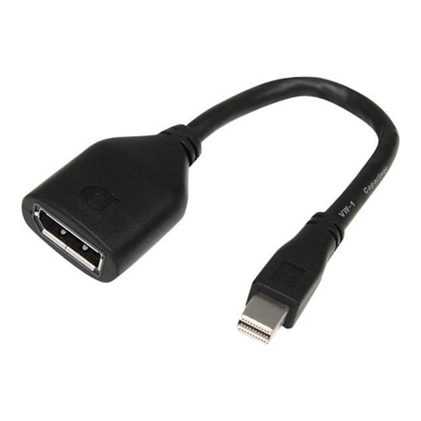 Mini DisplayPort till DisplayPort-adapterkabel - STARTECH.COM - 15 cm - Hane/Hona - Svart