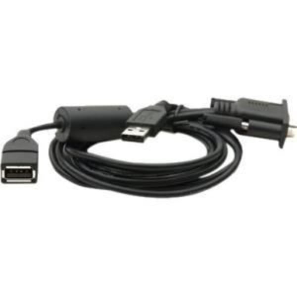 Sovitinkaapeli ja kaapeliliitin - HONEYWELL - VM1052CABLE - USB - D9 - 1,8m musta