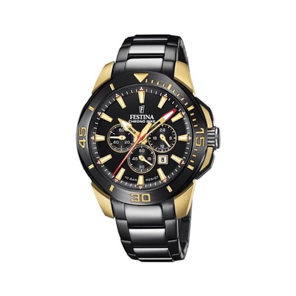 Ur - Festina - F20644/1 - Elegant - Chronograf - Rustfrit stål