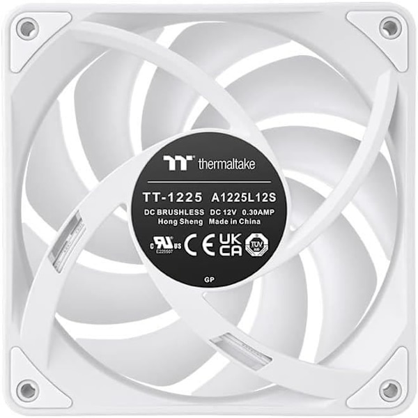 Fläkt - THERMALTAKE - CT140 EX Reverse ARGB - Vit - 94,95 CFM - 32,8 dBA
