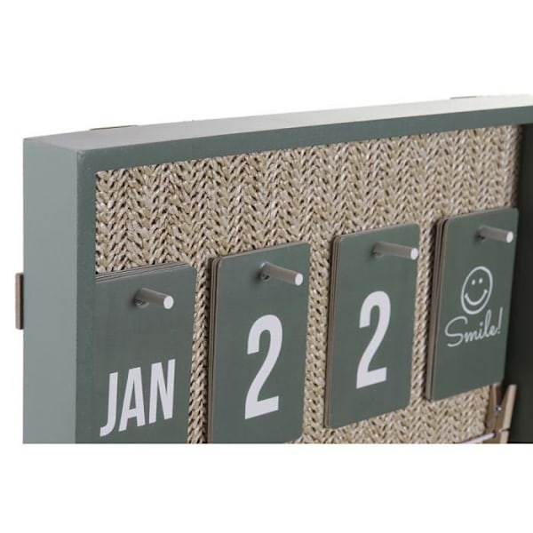 Organizer - DKD Heminredning - PP MDF Trä - Grön - 2 st - 30 x 3 x 50 cm