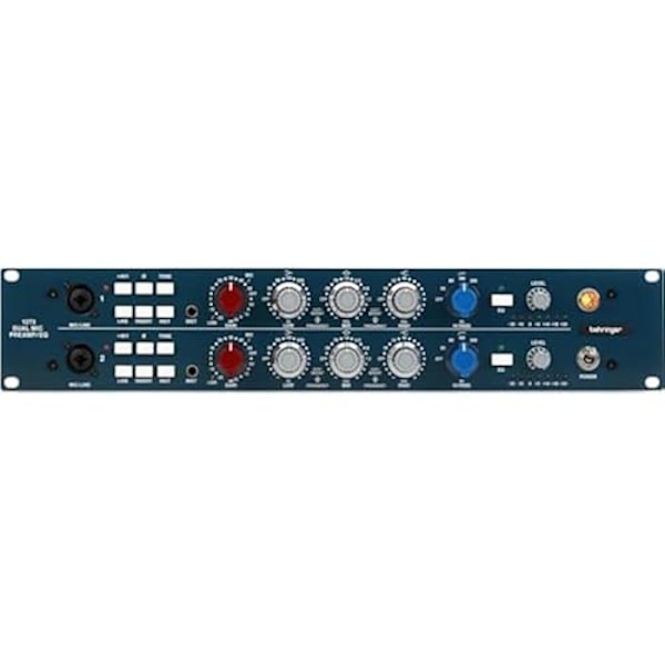 Mikroforforstærker - BEHRINGER - 1273 - 2 Kanaler - 3-Bånds Equalizer - Midas Transformatorer Blå