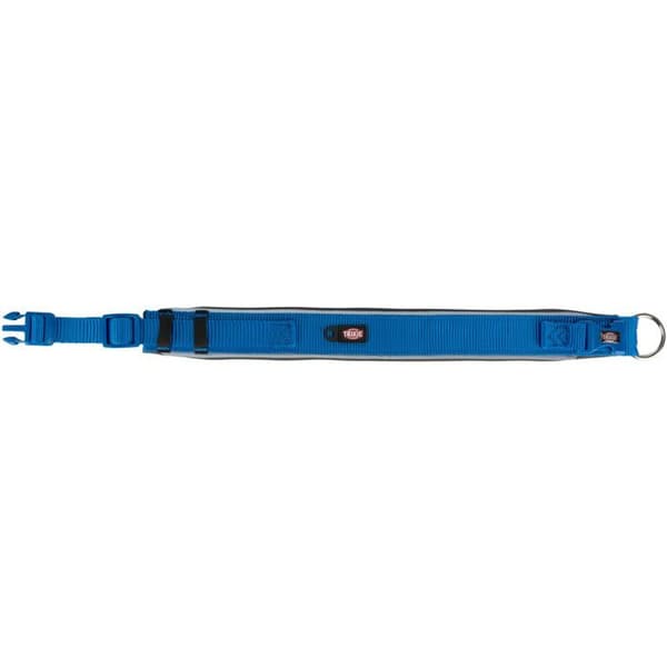 Extra stor hundhalsband Trixie Premium kungblå/grå grafit