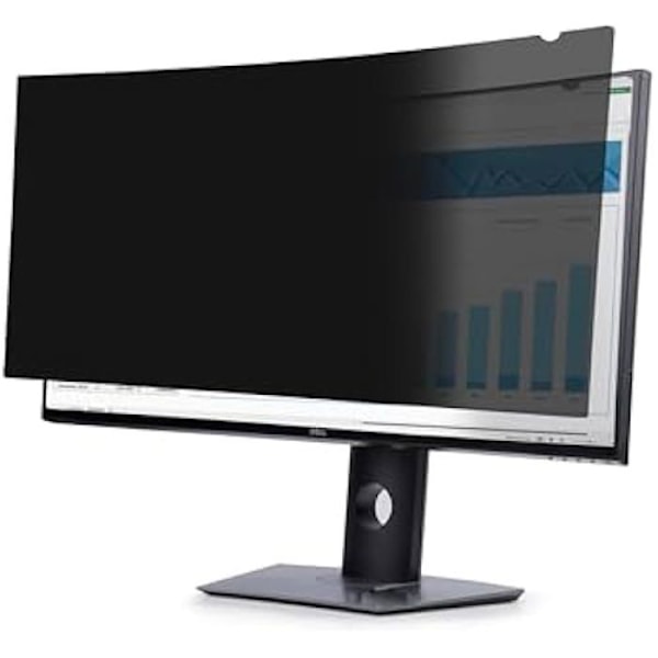 StarTech.com privatlivsfilter til Dell P3424WE Ultra-Wide 21:9 buet skærm, vendbart mat/blankt filter Sort