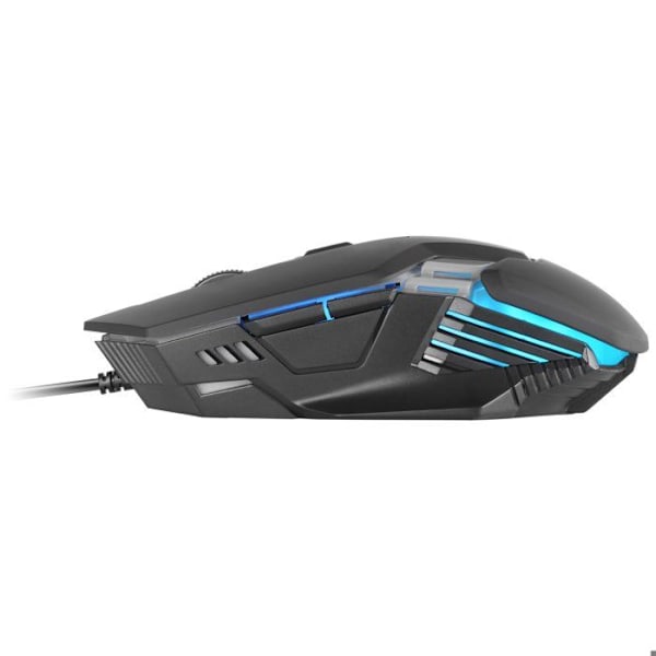 Souris Gaming - Mars Gaming - MM024 - RGB Flow-belysning - Optisk sensor 4000 DPI - Huano mekaniska switchar