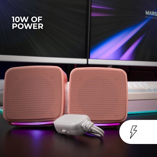 Kompakta Högtalare - Mars Gaming - MS-PRO - 10W - RGB Flöde - 3.5mm Jack