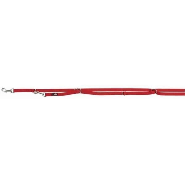 Justerbart koppel - Premium - Extra långt - 3,00 m - 15 mm - Röd Röd