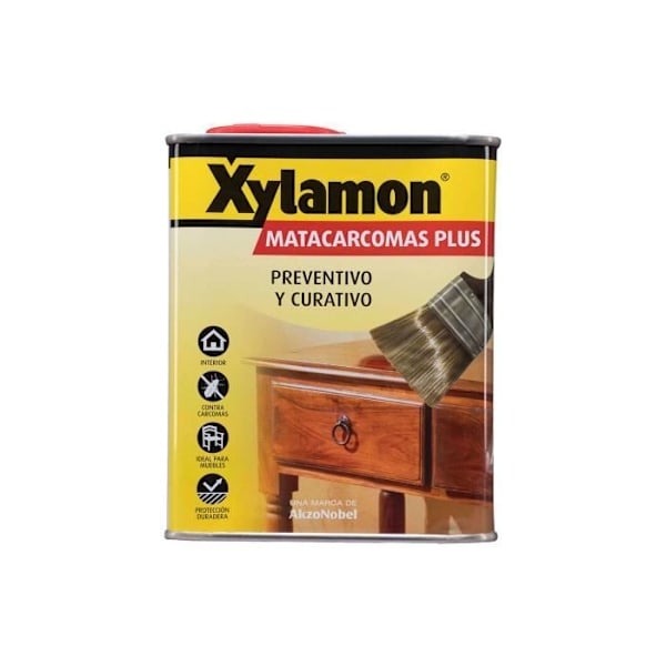 Træbehandlingsprodukt - GENERISK - Xylamon Matacarcomas Plus - 2.5l - Hvid - Tørring 12t