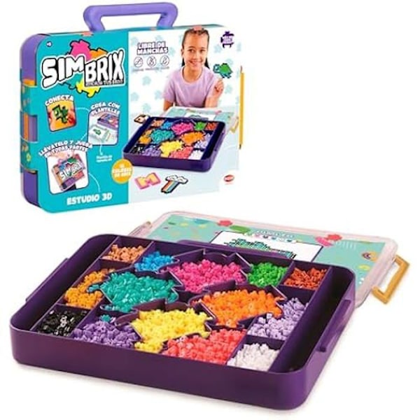 Rakennuslelu - BIZAK - Bizak Simbrix Studio 3D - 16 väriä - 4030 kpl - Seka 16 olika färger