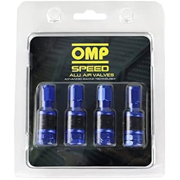 Ventil - OMP - Aluminium - 4 enheder - Farve Blå - 2 års garanti