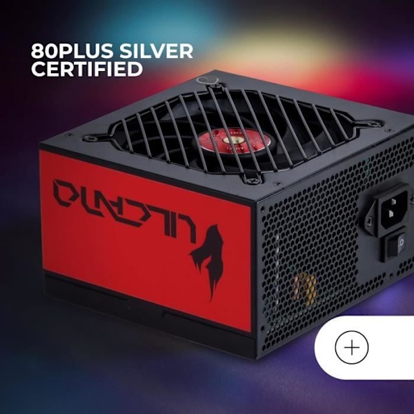 Alimentering ATX 750W - MARS GAMING - MPVU750SI - 80 Plus Silver - 87% Effektivitet - 10 Års Garanti